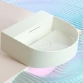 Керамическая раковина 41 см Laufen Sonar, белый (H8123420001121) На столешницу, На тумбу Овальные