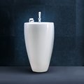 Керамічна раковина 52 см Laufen IL BAGNO ALESSI One, білий (H8119714001041) Підлогові 