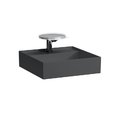Керамічна раковина 46 см Laufen Kartell, графіт матовий (H8183317581111) На стільницю, На тумбу 