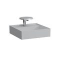 Керамическая раковина 46 см Laufen Kartell, серый матовый (H8183317591111) На столешницу, На тумбу Квадратные