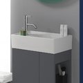 Керамічна раковина 46 см Laufen Kartell, білий матовий (H8153357571111) На стільницю, На тумбу 