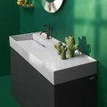 Керамическая раковина 120 см со скрытым сливом Laufen Kartell, белый (H8133320001111) На столешницу, На тумбу, Подвесные Прямоугольные