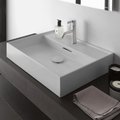 Керамическая раковина 50 см Laufen Kartell, серый матовый (H8163327591041) На столешницу, На тумбу, Подвесные Прямоугольные
