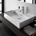Керамическая раковина 50 см Laufen Kartell, белый (H8163320001041) На столешницу, На тумбу, Подвесные Прямоугольные