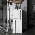 Керамічна підлогова раковина 37,5 см з прихованим зливом Laufen Kartell, біло-чорний (H811331D021111) Підлогові 