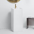 Керамическая напольная раковина 37,5 см со скрытым сливом Laufen Kartell, белый (H8113310001111) Напольные Прямоугольные
