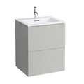 Мебельный комплект 60 см Laufen Kartell, серый (H8603336411041) Laufen Мебельные комплекты