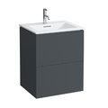 Мебельный комплект 60 см Laufen Kartell, темно-серый (H8603336421041) Laufen Мебельные комплекты