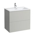 Мебельный комплект 80 см Laufen Kartell, серый (H8603356411041) Laufen Мебельные комплекты