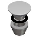 Донный клапан Laufen с крышкой, серый матовый (H8981887590001) Push-open Для раковин 