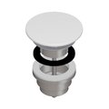 Донный клапан Laufen с крышкой, белый матовый (H8981887570001) Push-open Для раковин 