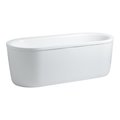 Ванна отдельностоящая акриловая Laufen Solutions 170х75 см, white (H2225120000001) Laufen Овальные