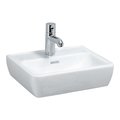 Керамическая мини-раковина 45 см Laufen Pro, белый (H8119510001041) На столешницу, На тумбу, Подвесные Прямоугольные