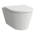 Подвесной безободковый унитаз Laufen Kartell, белый матовый (H8203377570001) Подвесные 