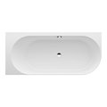 Ванна окремостояча зі штучного каменю Laufen Laufen Pro 180х80 см, white (H2449560000001) Laufen Кутові асиметричні