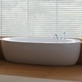 Ванна напіввбудована з акрилу Laufen IL BAGNO Alessi One 203х102 см, white (H2449700000001) Laufen Овальні