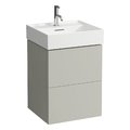 Тумба підвісна з 2 ящиками, 48 см Laufen Kartell, мокрий асфальт (H4075090336411) Laufen Тумби