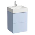 Тумба подвесная с 2 ящиками, 48 см Laufen Kartell, серо-голубой (H4075090336451) Laufen Тумбы