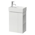 Тумба подвесная с полочкой, петли слева, 44 см Laufen Kartell, белый матовый (H4075170336401) Laufen Тумбы