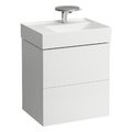 Тумба подвесная с 2 ящиками и органайзером, 58 см Laufen Kartell, белый матовый (H4075680336401) Laufen Тумбы