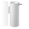Настінний дозатор для мила Decor Walther Stone WSP, білий / хром (0972254) Дозатори рідкого мила Decor Walther