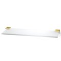 Скляна полиця Decor Walther Corner CO GLA40, золото (0560920) Полички Decor Walther