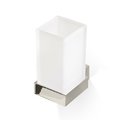 Настенный стакан для зубных щеток Decor Walther Corner CO WMG, никель сатинированный (0561734) Стаканы для зубных щеток Decor Walther