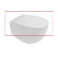 Кришка для унітазу soft-closing NIC Design Milk, білий глянцевий (005 528.001) 