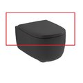 Крышка для унитаза soft-closing NIC Design Ovvio, антрацит матовый (005 437.013) 