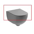 Крышка для унитаза soft-closing NIC Design Pin, серый матовый (005 712.047) 