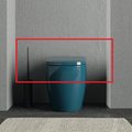 Крышка для унитаза soft-closing NIC Design Ovvio, бирюзовый глянцевый (005 437.077) 