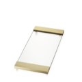 Лоток Decor Walther Contemporary TAB 37, золото матовое/опаловое стекло (0848845) Боксы для универсальных предназначений Decor Walther