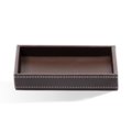 Лоток Decor Walther Brownie TAB S, имитация кожи темно-коричневая (0931090) Боксы для универсальных предназначений Decor Walther