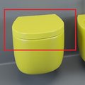 Кришка для унітазу soft-closing NIC Design Milk, жовтий глянцевий (005 528.071) 
