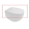 Кришка для унітазу soft-closing NIC Design Milk, білий матовий (005 528.003) 