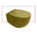Кришка для унітазу soft-closing NIC Design Milk, жовтий матовий (005 528.053) 