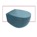 Крышка для унитаза soft-closing NIC Design Milk, голубой глянцевый (005 528.076) 