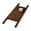 Полка для ванной Decor Walther Wood WO WAN, ясень темный (0923085) Полки и подушки на ванну Decor Walther