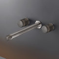 Настенный смеситель для раковины CEA Up&Down 300 мм, Anthracite grey (UDT09-G-S) Для раковины Нерж. сталь, Серый, Темно-серый