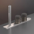 Змішувач для ванни CEA Up&amp;Down, Anthracite grey (UDT24-G-S) Для ванни Нерж. сталь, Сірий, Темно-сірий