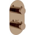 Термостатический смеситель для душа на 2 выхода Nobili Velis, red canyon pvd (WE00102/TRCP) Для душа Красное золото