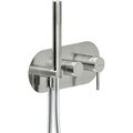 Змішувач для душу Nobili Velis, inox (WESK100 / VEIX) Для ванни, Для душа Нерж. сталь