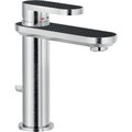 Смеситель для раковины Nobili Dress, inox T.E.A.+ and matt carbon (DS106118/1T22) Для раковины Нержавеющая сталь/черный матовый