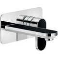 Смеситель для раковины Nobili Dress, chrome and gotham black (DS106198C02) Для раковины Хром-черный