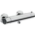 Термостатический смеситель для душа Nobili Dress, chrome and polished carbon (DS106030C21) Для душа Хром-черный