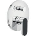 Смеситель для душа на 2 выхода Nobili Dress, chrome and volcanic gray (DS106100/EC08) Для душа Хром-темно-серый