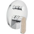 Смеситель для душа на 2 выхода Nobili Dress, chrome and vanilla wood (DS106100/EC10) Для душа Хром-ванильный