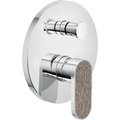 Смеситель для душа на 2 выхода Nobili Dress, chrome and tobacco wood (DS106100/EC12) Для душа Хром-коричневый