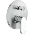Смеситель для душа на 2 выхода Nobili Dress, inox T.E.A.+ and FENIX NTM® bianco kos (DS106100/ETBK) Для душа Нержавеющая сталь/белый