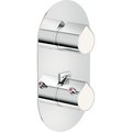 Термостатический смеситель для душа Nobili Dress, chrome and milky white (DS106101C01) Для душа Хром-молочный